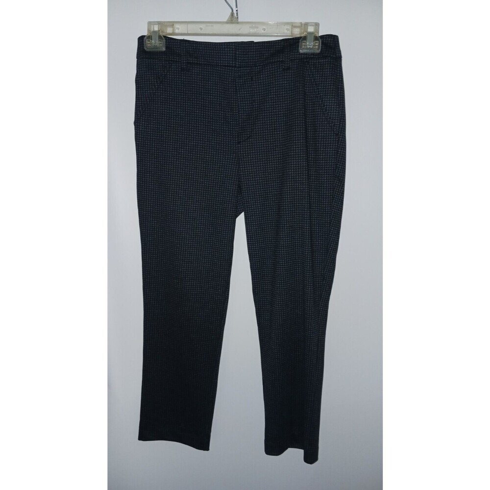 Wit &‎ Wisdom Dress Pants Womens 8 Black Gray Houndstooth Career Business Casual